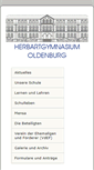 Mobile Screenshot of herbartgymnasium.de